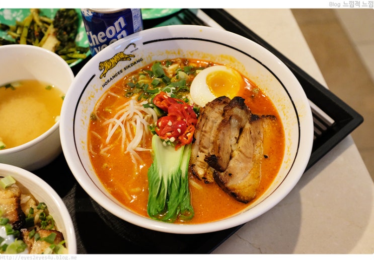  명동 맛집 순례 - 라멘을 한국식으로 해석한 호랑이 식당