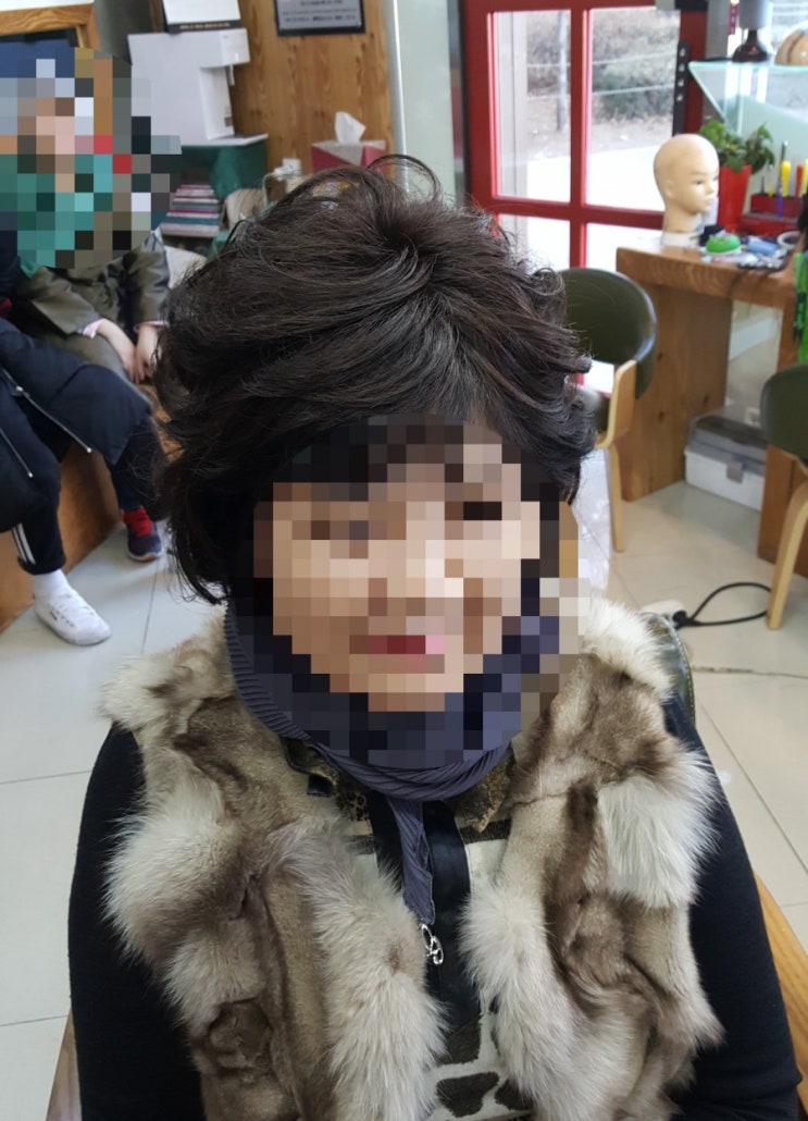 춘천가발 엄마가발 전체가발로 외출준비 끝~