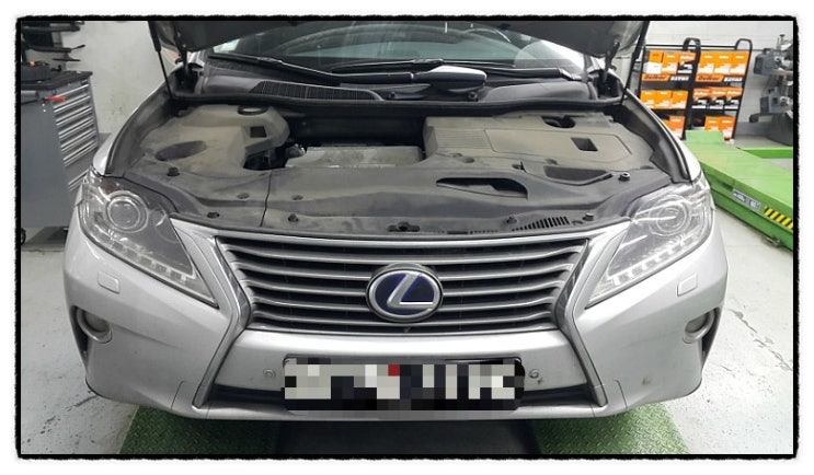 2013 렉서스 RX450h 엔진오일교환 