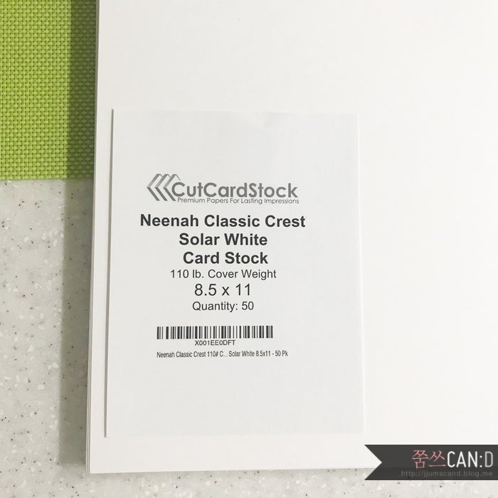 Classic Crest Solar White - 8.5X11 (Letter) Card Stock Paper - 110lb Cover