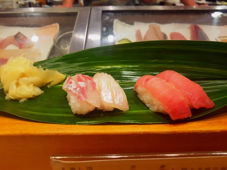 교토 폰토쵸 맛집 에도마에니기리 스시테츠(江戸前にぎり すしてつ) 100엔 스시