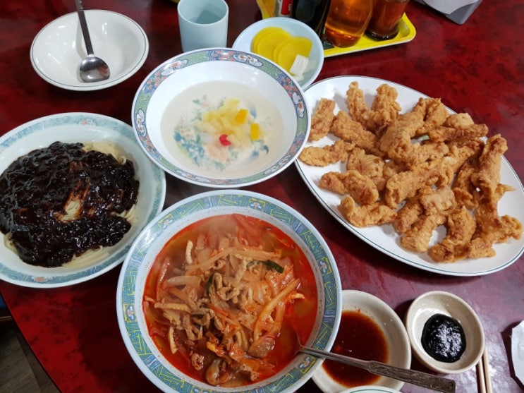  평택 송탄 맛집, 영빈루_전국오대짬뽕으로 유명한곳인데 탕수육이 더 맛있는 집