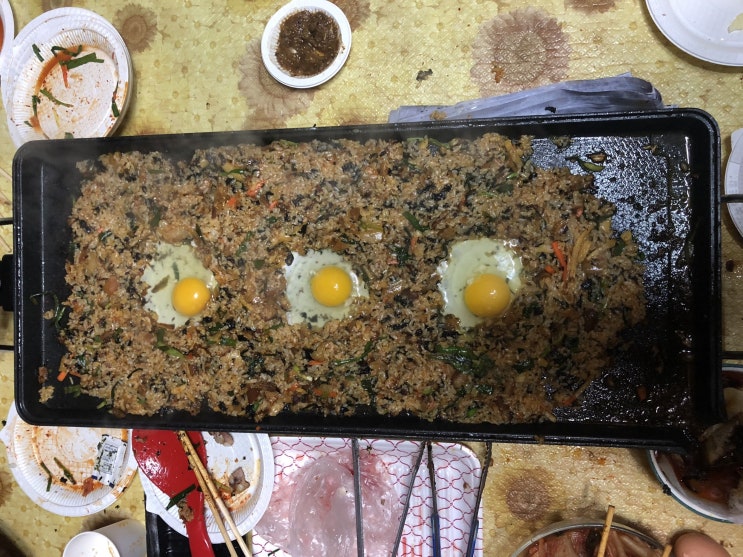  맛있는 삼겹살, 목살, 껍데기 가족과 함께 먹었어요