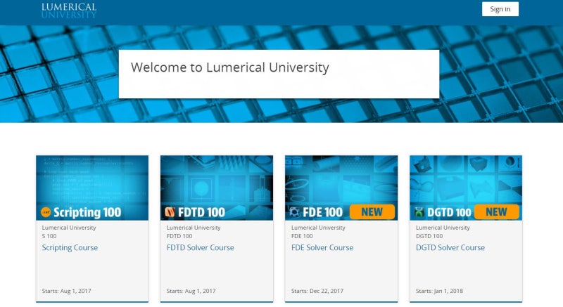 Lumerical University 및 강의 소개 : 네이버 블로그