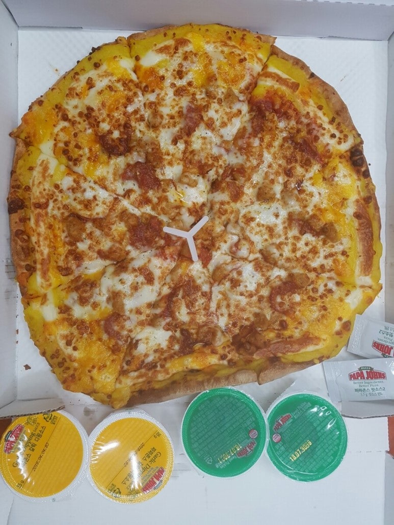 파파존스 메뉴 추천 베스트 존스 페이버릿 가격 후기 : 네이버 블로그