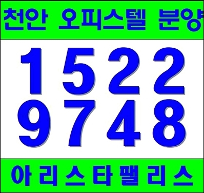  천안 오피스텔 신불당 최초분양 아리스타팰리스
