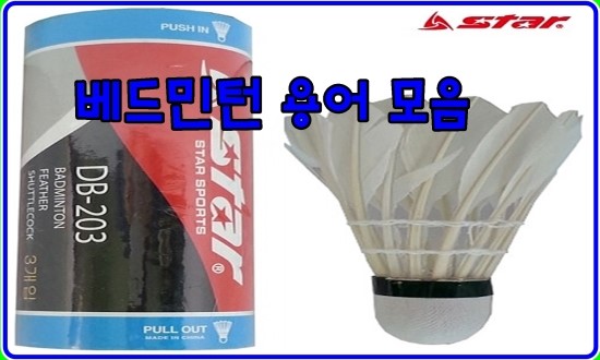  베드민턴에  미친 순심.오늘도 여전히 체육관으로~~베드민턴 용어 모음!!!