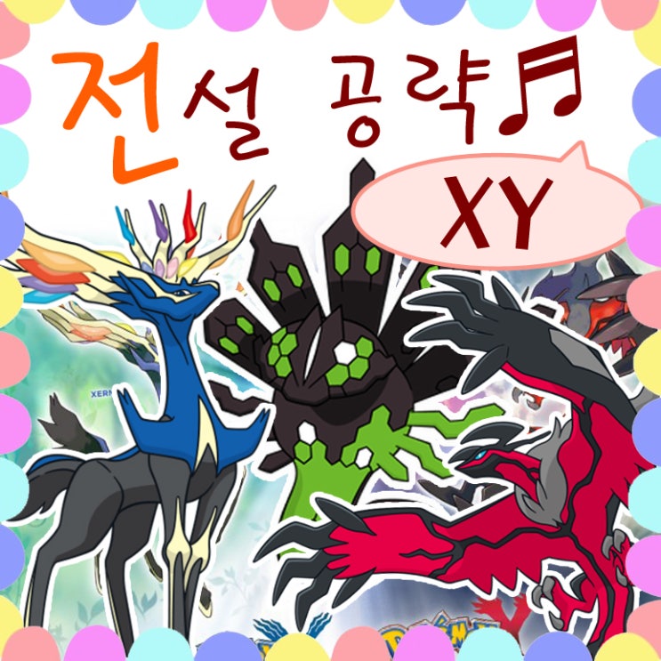  포켓몬스터 XY 전설 포켓몬 공략