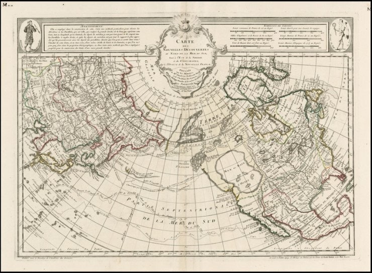 흑백으로 표시된 동반구 지도