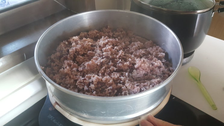  정월대보름 오곡밥과 나물 먹었습니다.
