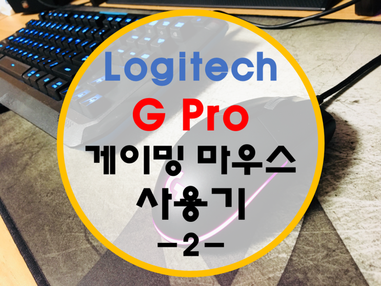 게이밍 마우스 로지텍 G Pro 리뷰 -2-
