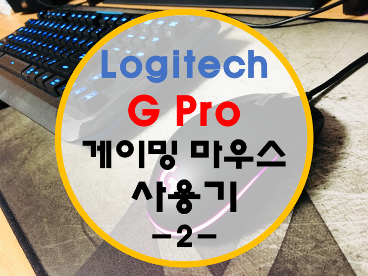 게이밍 마우스 로지텍 G Pro 리뷰 -2- 게이밍 마우스 로지텍 G Pro 리뷰 -2-