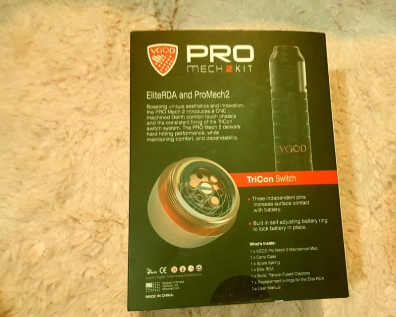 elfbar nachfüll pod läuft aus God Mod Vape VGod Pro Mech 2 kit main image 1