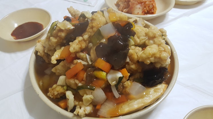  인제 탕수육 안승반점 후기(+간짜장 매운짬뽕)