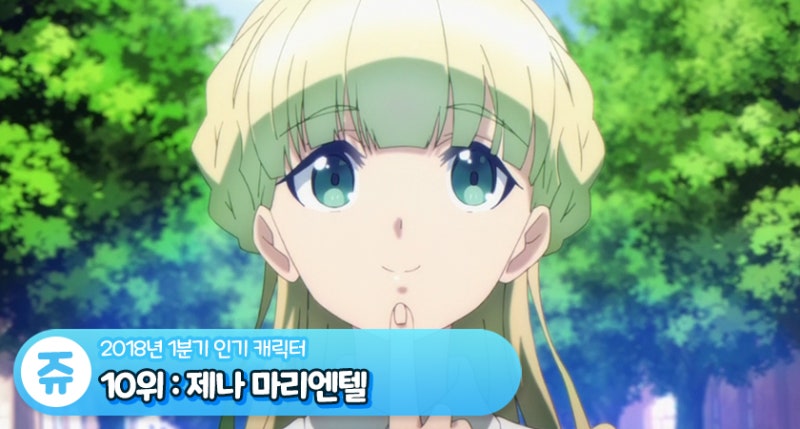18년 1분기 신작 애니 속 인기 캐릭터 순위 Top10 7주차 네이버 블로그 18년 1분기 신작 애니 속 인기 캐릭터 순위 Top10 7주차 네이버 블로그