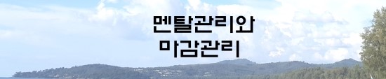  [2018 겨울 25] 마지막 정리3 - 멘탈관리와 마감관리