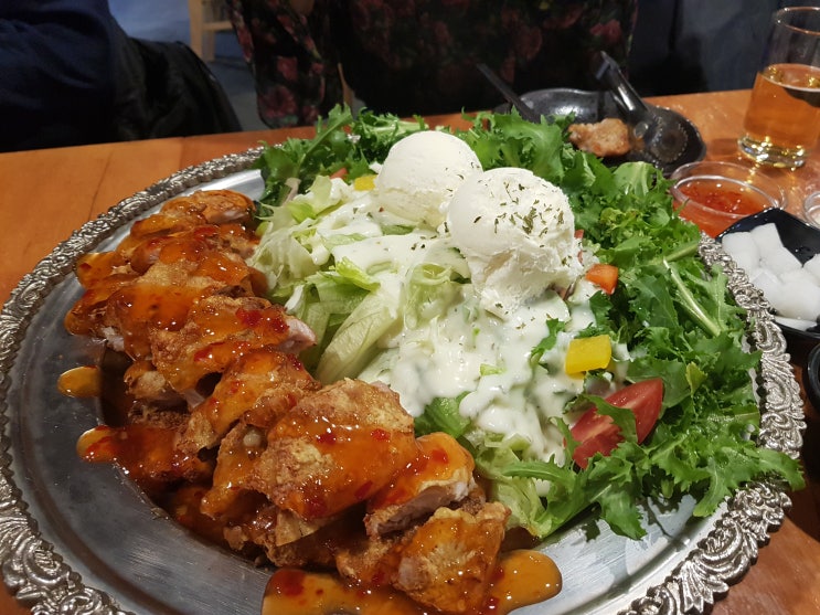  한양대맛집) 부드럽고 촉촉한 치킨을 먹고싶다면 《오븐에빠진닭》