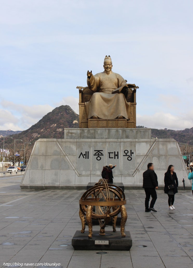  딸과 둘이서 서울 구경 / 광화문광장 / 평창동계올림픽 마스코트 수호랑과 반다비