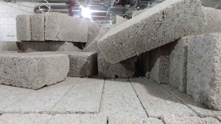 조적공사 벽돌쌓기 공사 시멘트벽돌 시멘트블럭 쌓기 규격 사이즈 수량
