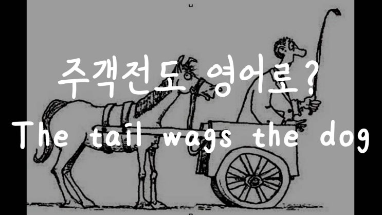 [1MIN 회화영어] 주객전도는 영어로? The tail wagging the dog 원어민 영어표현