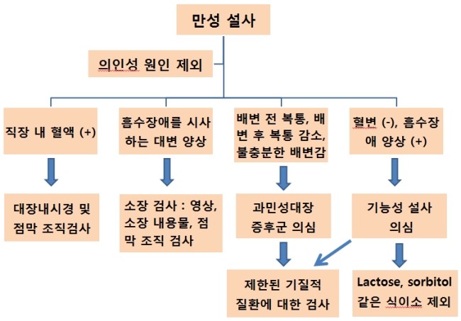 만성 장염의 원인을 치료해야 한다