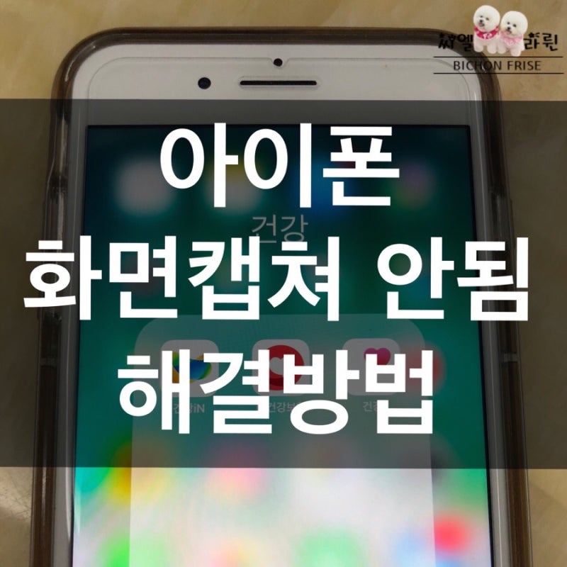 아이폰 캡쳐 안됨 - 스크린샷 화면캡처 안될때 해결방법(차단 프로파일 삭제, 어시스티브 터....