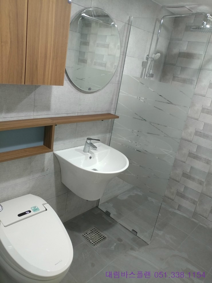 부산 욕실 리모델링 - 화명동 코오롱아파트 ( 대림바스 플랜 벨라우디 ) 