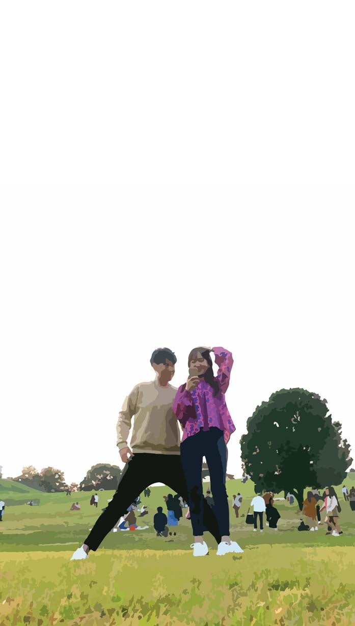 커플 배경화면 쉽게 만드는 방법 / 휴대폰 배경화면 / 아이폰 배경화면 / 인생사진 배경화면 / sony rx 100 mk3 / 커플 폰 화면 맞추기 : 네이버 블로그, image size:697x1228