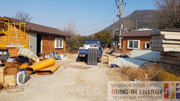 조립식주택/농막주택에 적합한건식난방 과 전기보일러/경남 김해/성진에너지