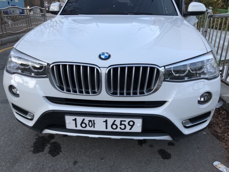 [사고대차]  싼타페 수입차사고대차 BMW X3 