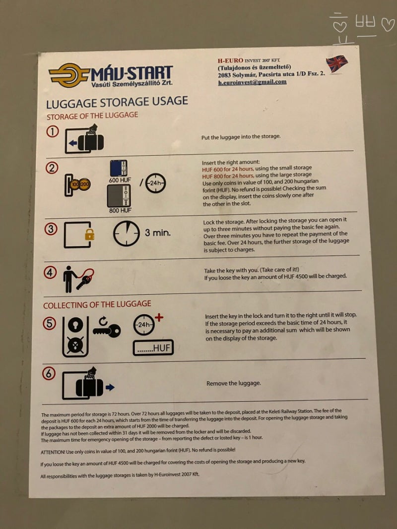 헝가리여행: 켈레티역 짐 맡기는 곳, 켈레티역 코인 락커 위치 : 네이버 블로그