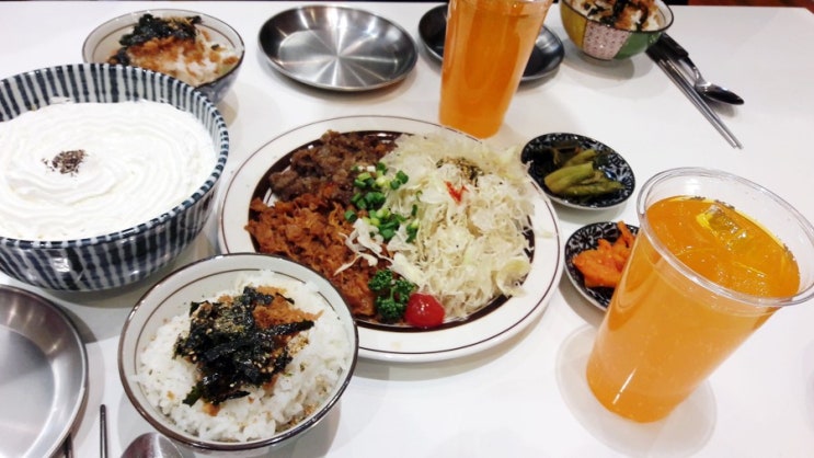 오늘의 점심 <토끼정 크림우동 세트> 오늘의 점심 <토끼정 크림우동 세트>