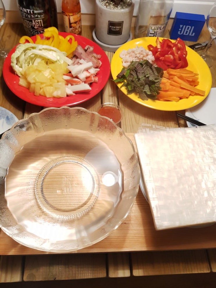  월남쌈 간단 레시피 꿀맛