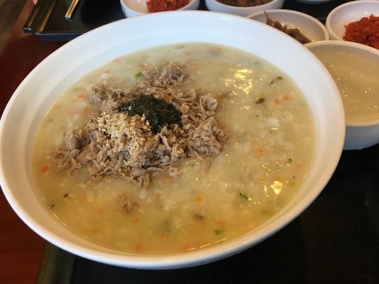  곡반정동 본죽..