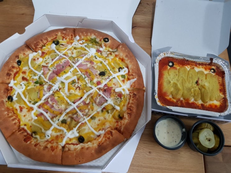  배달 맛집, 피자샵 고구마피자와 고구마스파게티 추천