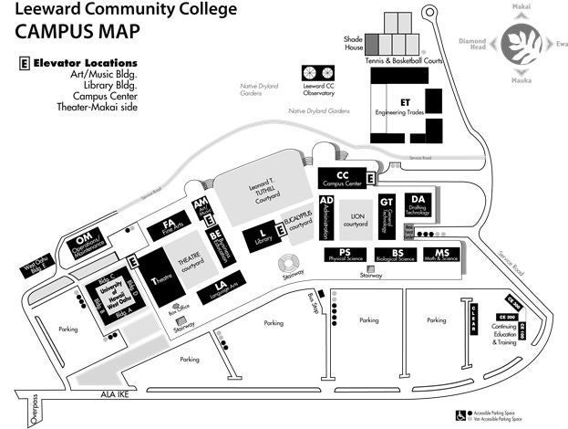 Leeward Community College Map 미국커뮤니티컬리지 Leeward Community College Lcc 리워드 커뮤니티컬리지 2018-2019년도 입학 소개 하와이2년제 Cc : 네이버 블로그