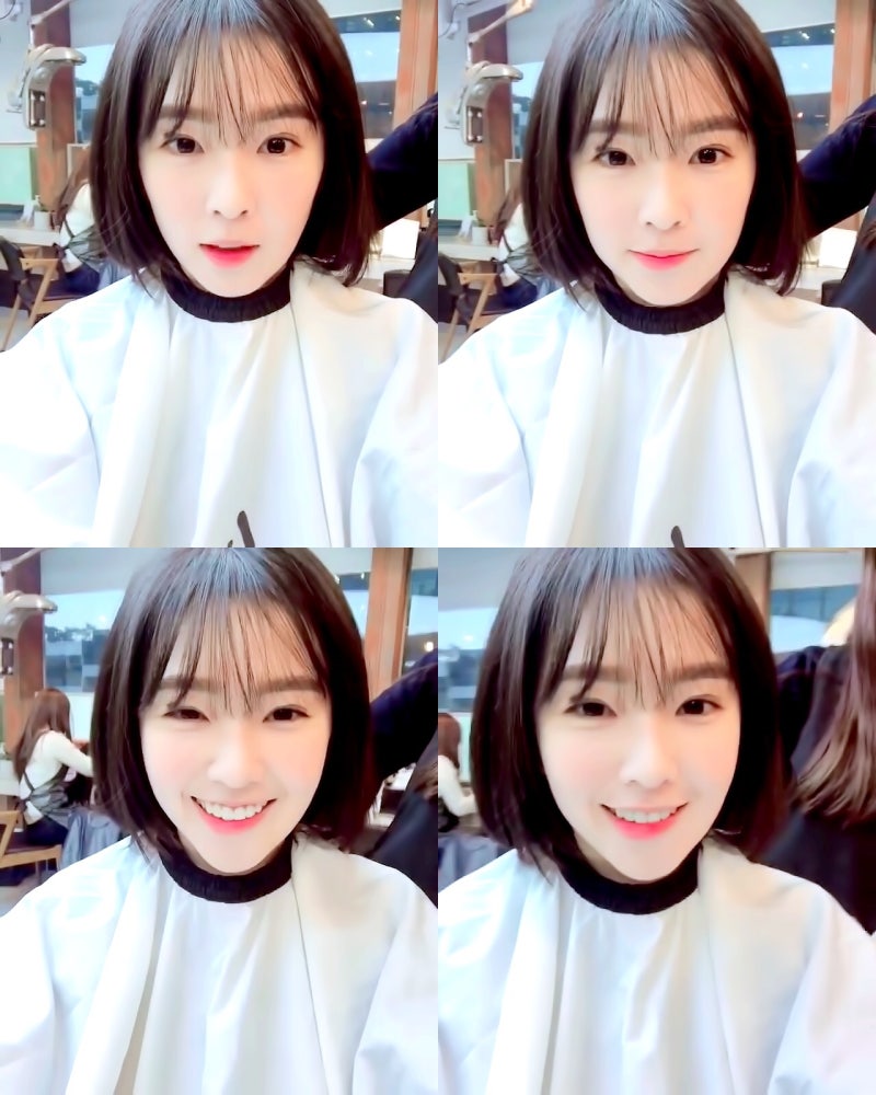 180325 레드벨벳 공식 인스타그램 아이린 단발 사진
