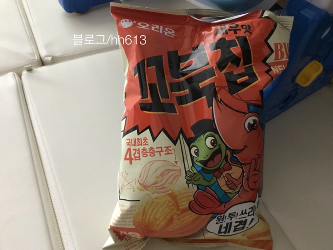  꼬북칩새우맛 먹어봤어요~