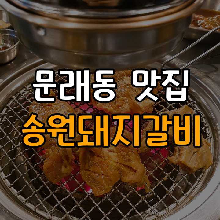 [문래동 맛집] 맛있는녀석들 '송원마포돼지갈비'