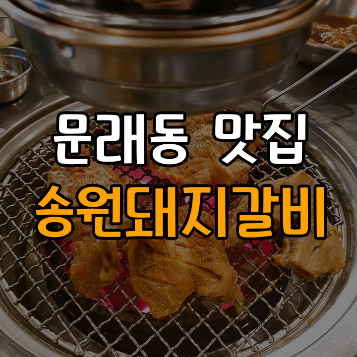  [문래동 맛집] 맛있는녀석들 '송원마포돼지갈비'