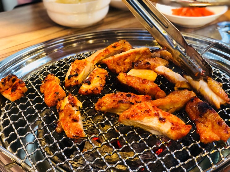  역곡 맛집 - 춘천숯불닭갈비 (feat. 숯불닭갈비, 닭특수부위, 비빔막국수)