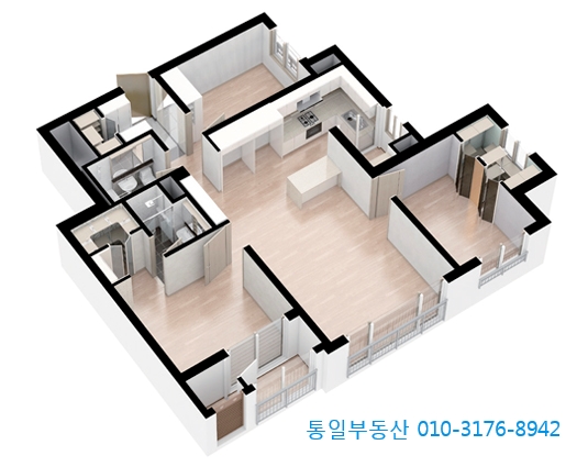  합성동 롯데캐슬 전세 - 84B형 108동 20층대 전세 2억3천