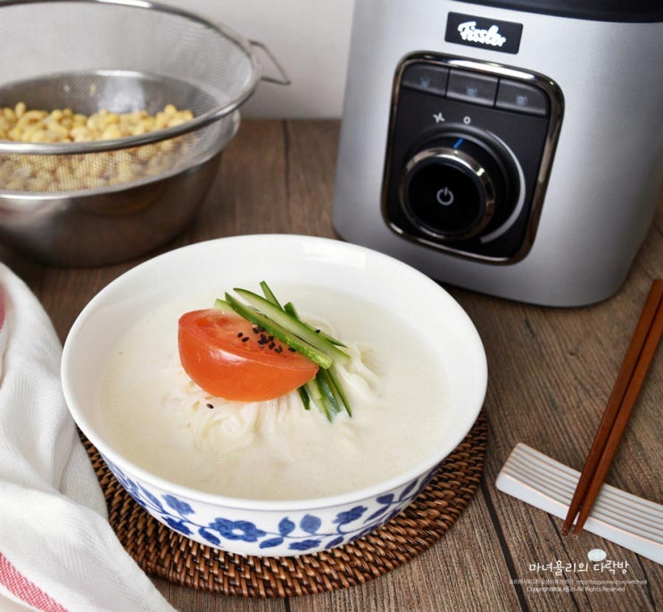 콩국수 레시피, 휘슬러 진공블렌더 디큠