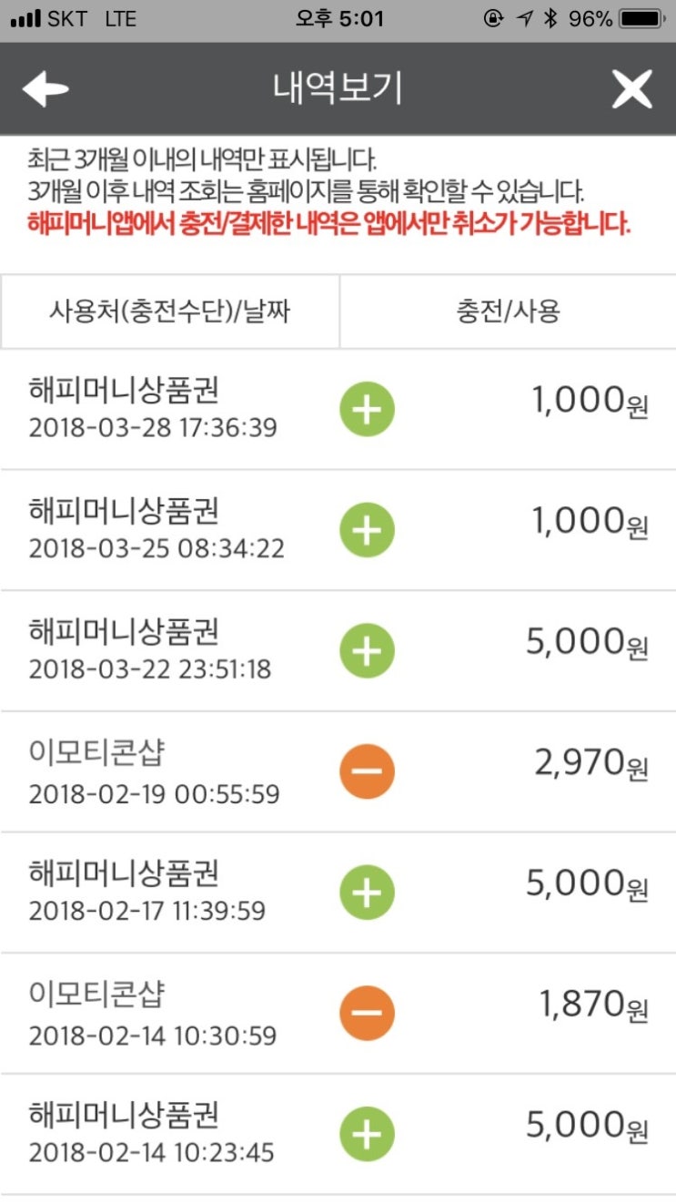  캐시워크 추천인 KRPFT8Q, 카카오톡 이모티콘, 구글플레이 충전을 해피머니 상품권으로 구매 가능합니다!!