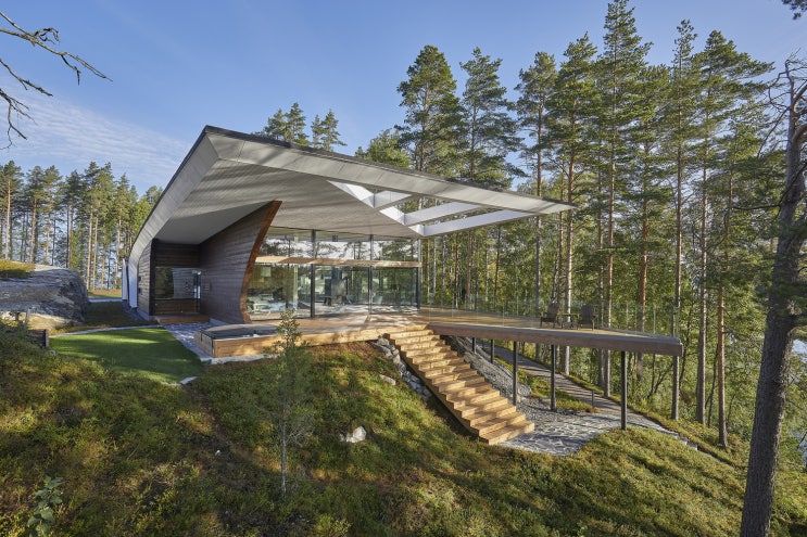 핀란드 숲속에 숨겨진 멋진 전원주택