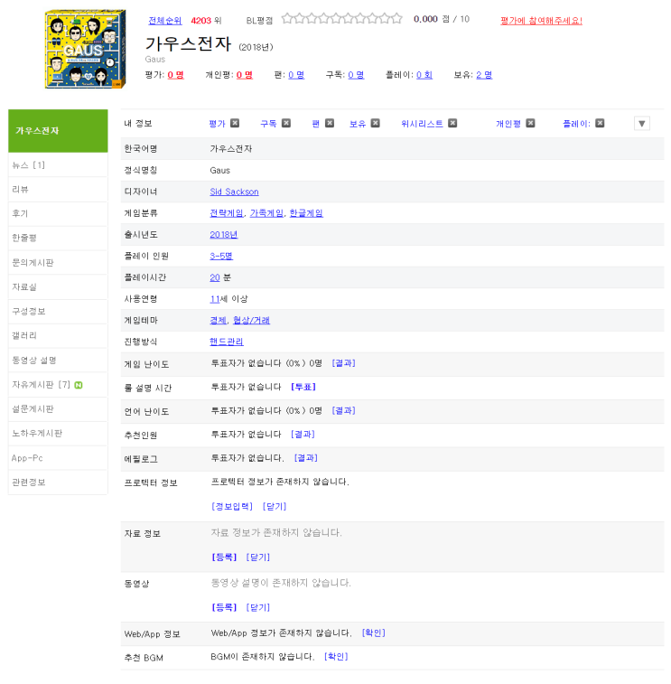  개봉기&후기] 가우스 전자