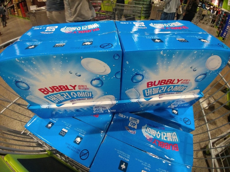 E마트 트레이더스에 버블리 수세미 런칭 현장 사진 3