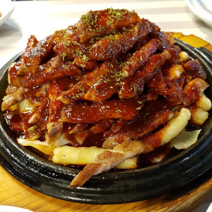  (대구맛집/남구맛집/대명동맛집/교대맛집/명덕맛집/숯불바베큐) 딸랑포크두개