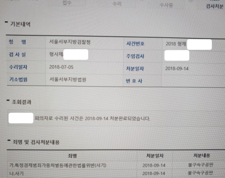  투자금과 대출금 특경법위반 (사기)고소대리, 구공판기소 사례 by 이민 변호사