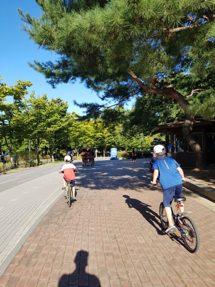  올림픽공원 가족 자전거 라이딩~^^